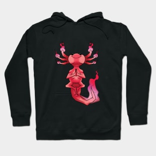 Meditating Axolotl Hoodie